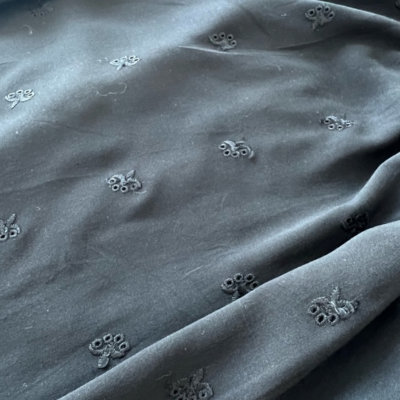 Black summer eyelet maxi dress - Picture 3 of 4